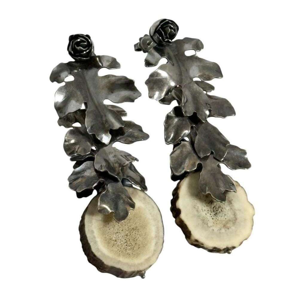 BOTTEGA VENETA Silver Earrings
